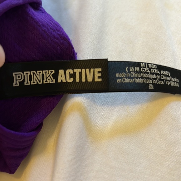 New w/ tags detached VS Pink Sports Bras sz M - Picture 7 of 8